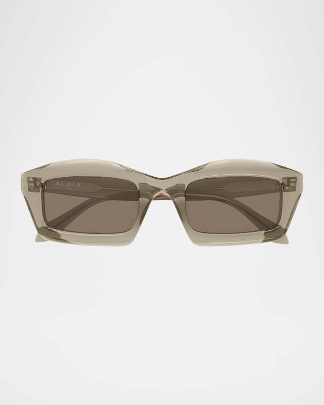 Rectangle Acetate Sunglasses